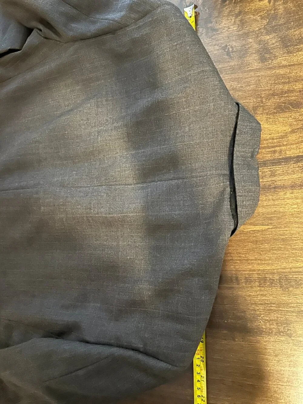 Vintage AQUASCUTUM OF LONDON Double Breasted Gray 100% Wool Blazer Jacket